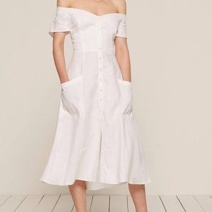 White reformation summer dress